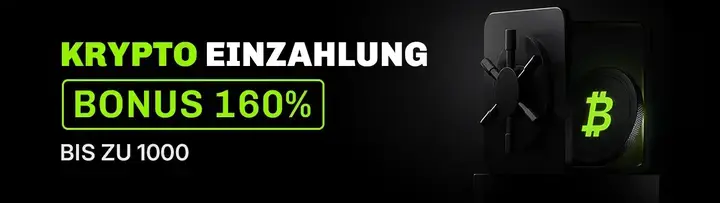 Krypto-Bonus 160% bei Velobet Casino